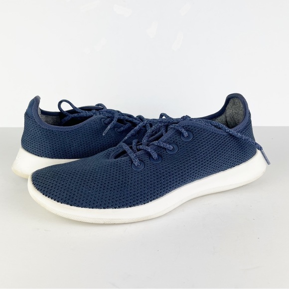 Allbirds Tree Runners Marine Blue Running Athletic Shoes Sneakers - Picture 2 of 12